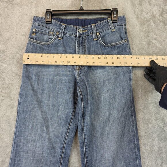 Seven7 Jeans Mens Size 31 Blue Detroit Straight Leg Embroidered Pockets SEVM900 - Picture 5 of 13